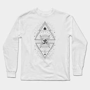 Om Symbol | Sacred Geometry Long Sleeve T-Shirt